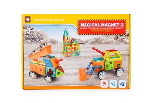 Klocki magnetyczne MAGICAL MAGNET 162SZT 7212B - obrazek 2