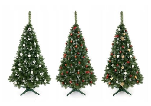 Choinka Sosna Diamentowa 3D 150cm Śnieg, Brokat - obrazek 5